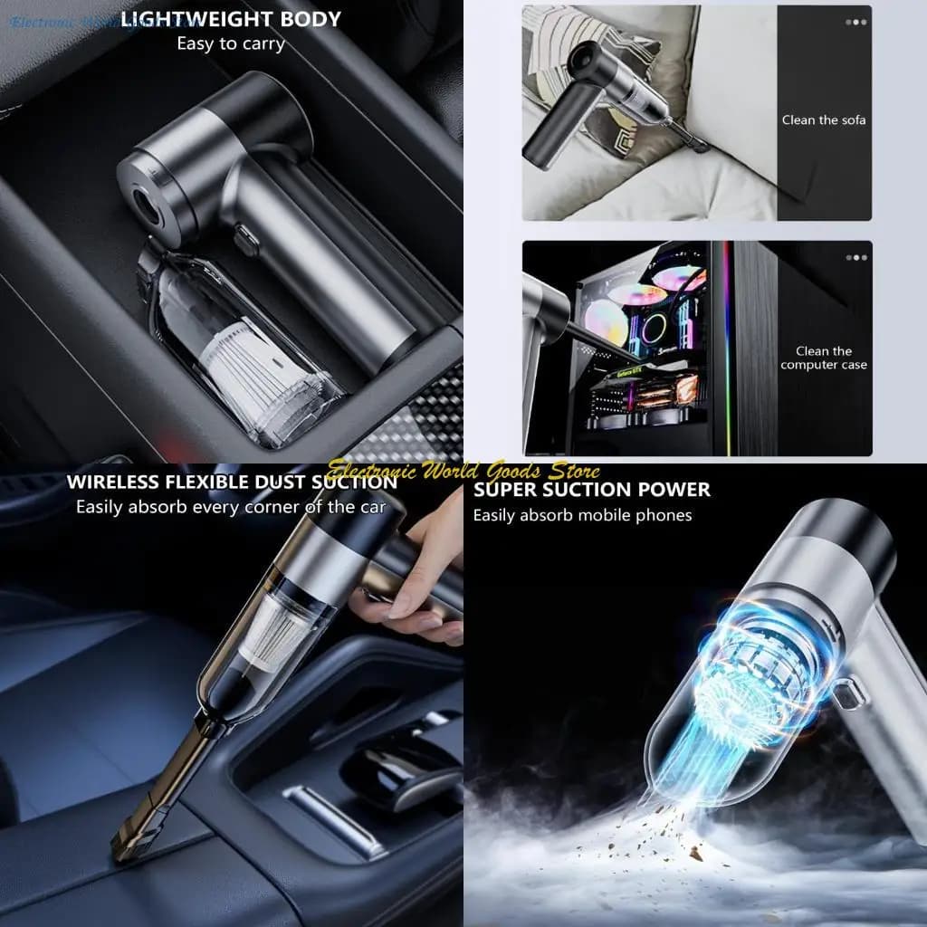 A3PD Cordless Casdless aspirapolvere ricaricabile ventilatore per polvere automatica