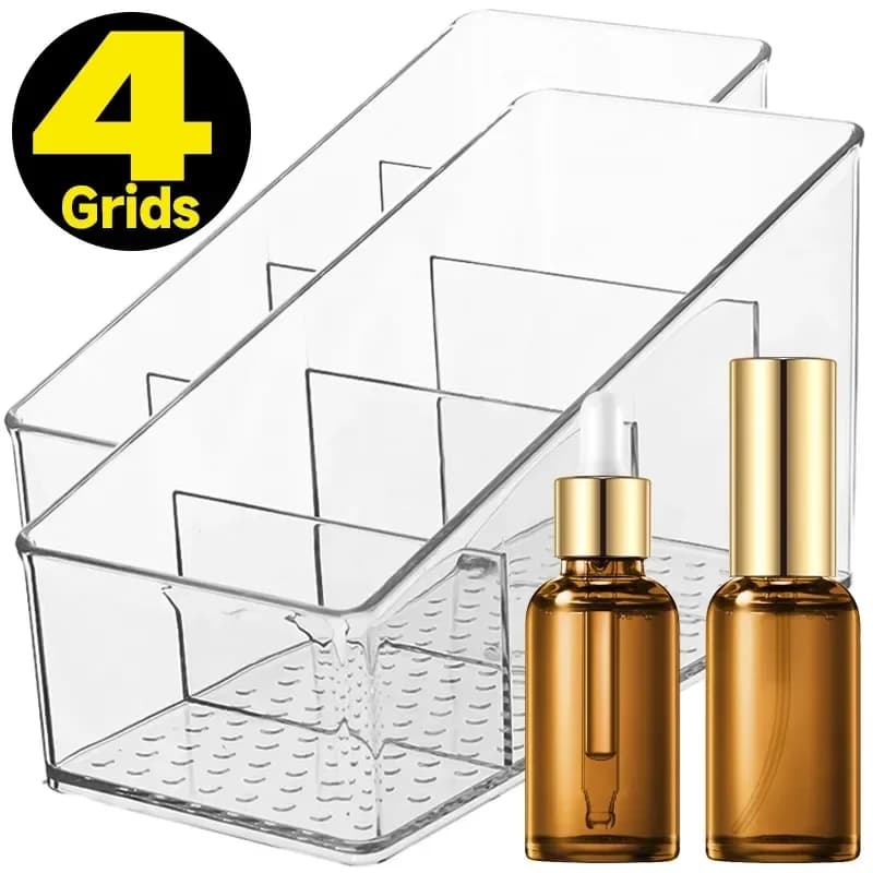 2pcs Desktop Organizer telecomando supporto per telefono scrivania contenitore in plastica cosmetici pennello per trucco scatola di immagazzinaggio per smistamento penna