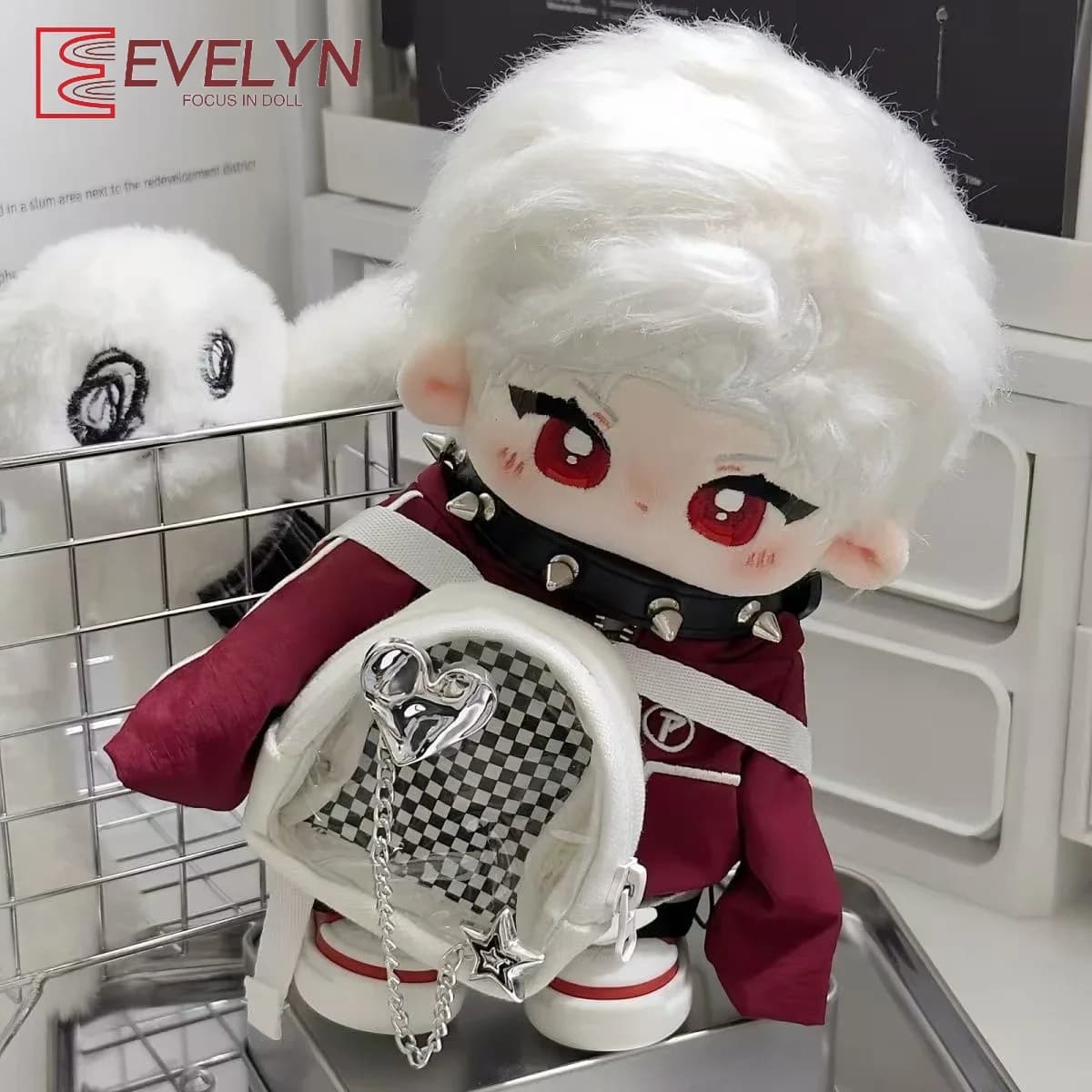 Evelyn New Fashion Trendy Baby Pain Bag 20/25/30cm Backpack Cotton Doll Universal Bag