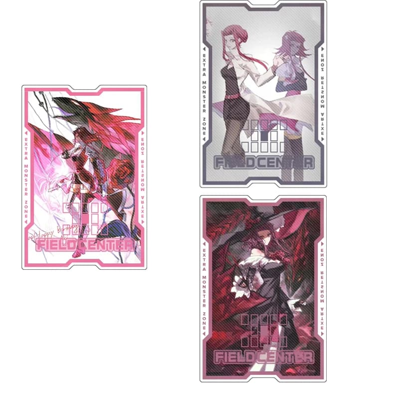 Carte da Gioco Anime TCG IP Yugioh, Carte Centrale del Campo, Masquerena, Black Magician Girl, Maliss, White Rabbit, Divisorio in Acrilico per Carte, Regalo