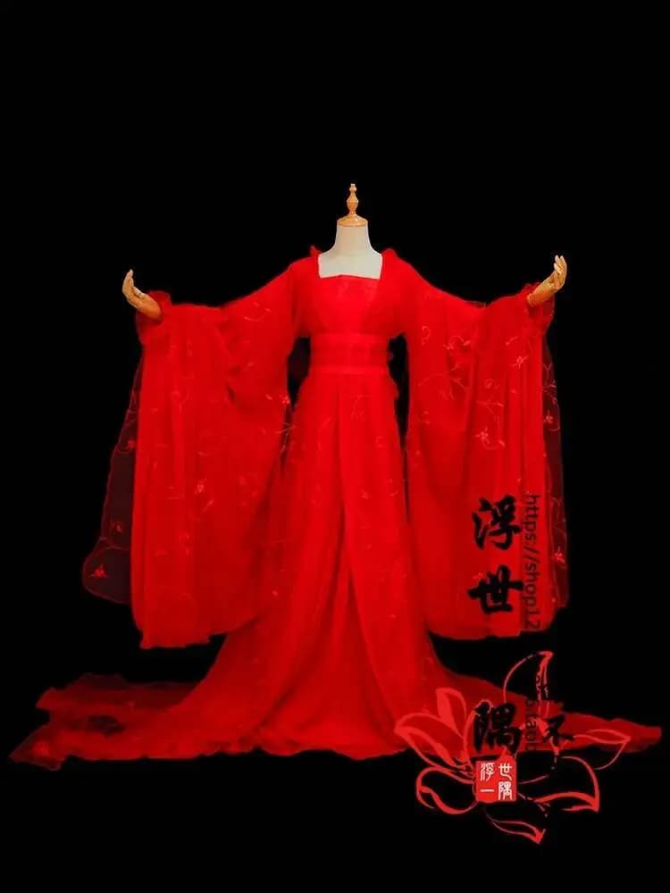 Jiang Zu Shi Mo Dao YanLi Cosplay Anime Costume Cosplay Traditioanl Chinese Entertainment Music And Songs Dressed Women Tang Dressed Dresses