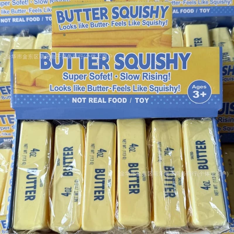 Butter Squishy Slow Rebound Super Soft Squeeze Toy Stress Relief Relaxing For Adult Simulated Butter/chess Toys Gifts