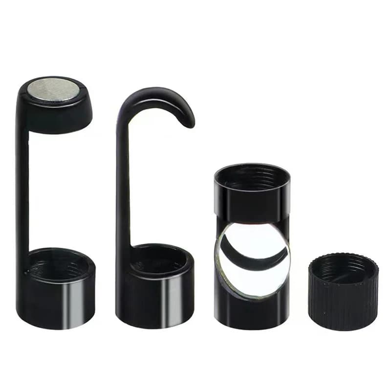 Endoscope accessories, set of waterproof protective caps for lateral rear-view mirror with hook magnet for boroscope camera with 5.5 mm 8 mm lens