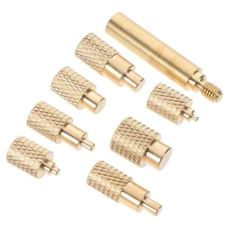 Heat Insert Nut Soldering Tip Adapter M2 M3 M4 M5 M6 M8 Size Heat Insert Nut Iron Tip Kit For 3D Printer Hot Melt Nut Accessory