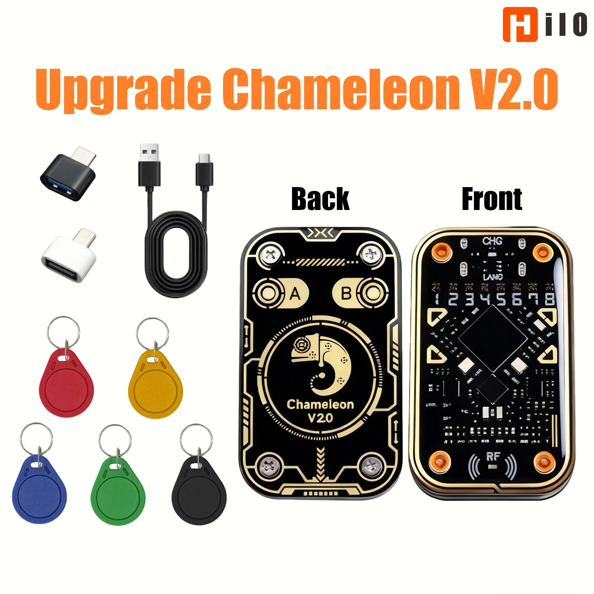 Hilo Nuovo emulatore di smart card ultra senza contatto Chameleon compatibile ID IC Reader Tag Copyer con NFC Read Writer RFID Smart Chip