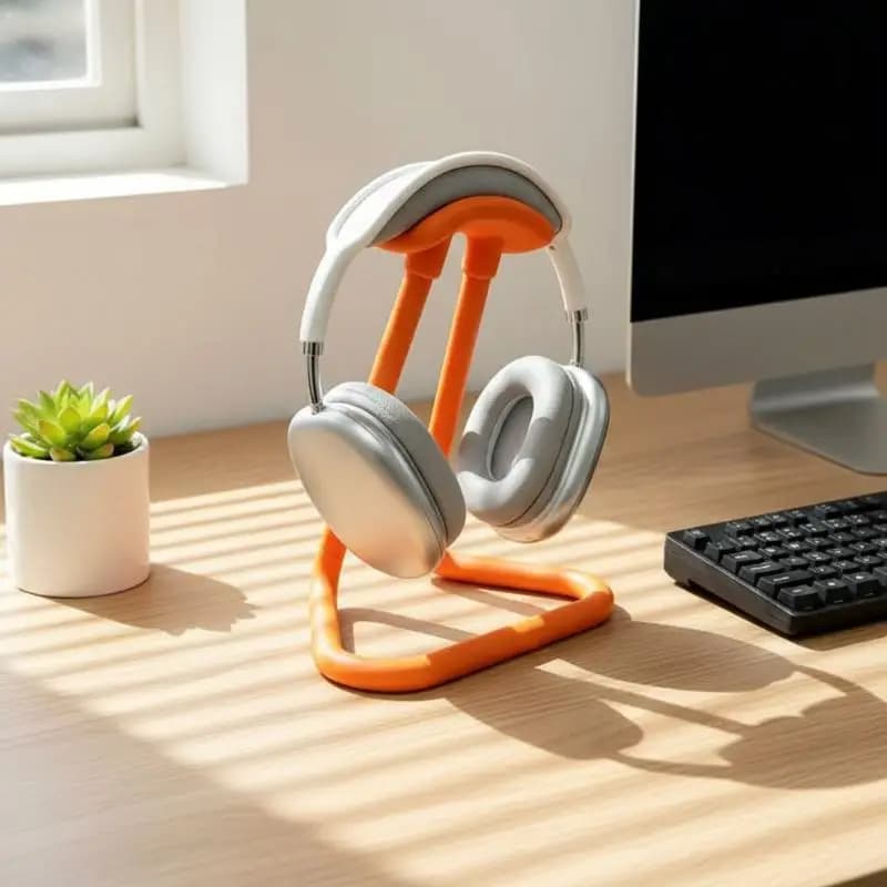 Headphone Stand With Anti Slip Base And Sturdy Support For Home Office Desk