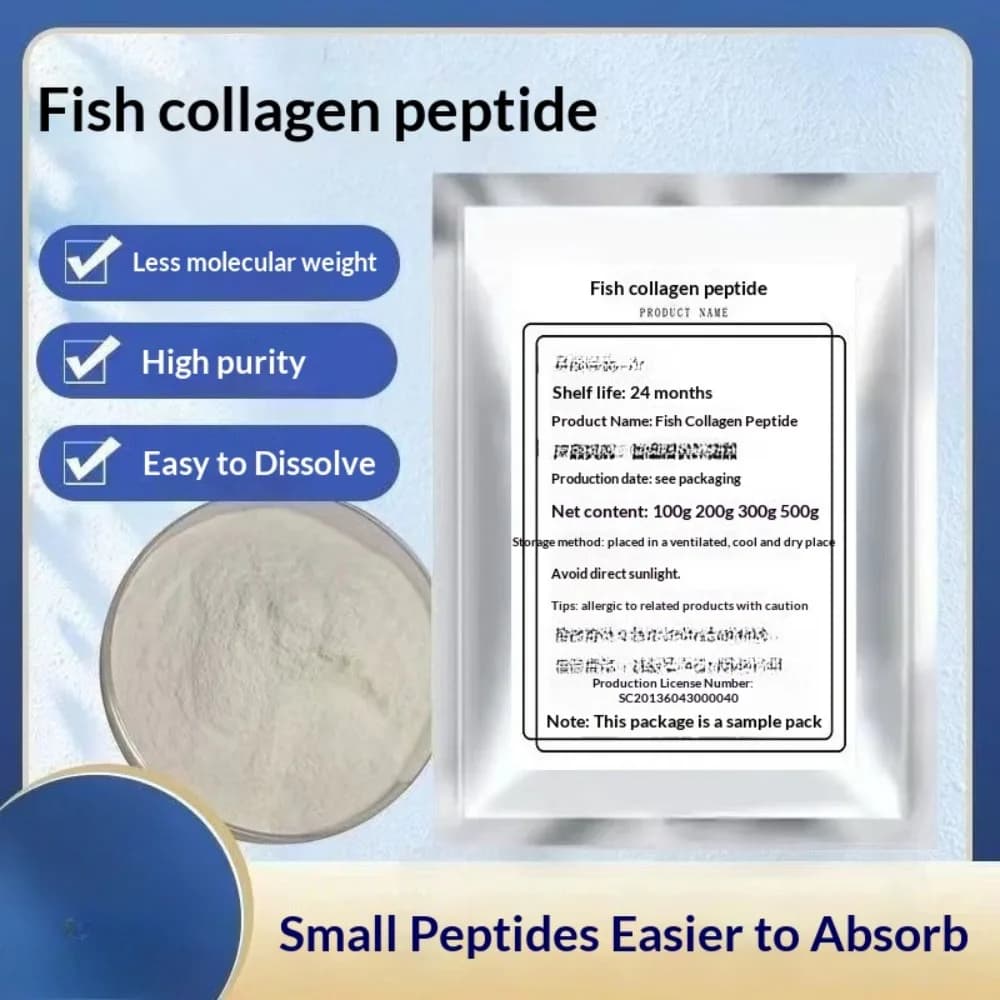 Fish Collagen Peptides Powder in Small Molecoles, Propheuns Water Merluzzo Skin Extract, Cosmetic Raw Material for Skin Care