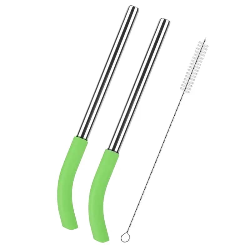 AB34-Cannucce di vetro riutilizzabili con spazzola per la pulizia per Ninja BOSS DB301/DB351, cannuccia di ricambio per frullatore per frullati