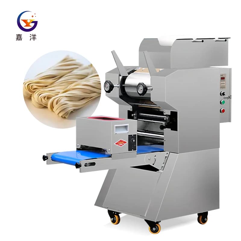Macchina per la Produzione di Noodle Freschi in Acciaio Inox, Attrezzatura Automatica per la Lavorazione della Pasta, Macchina Elettrica per Pasta