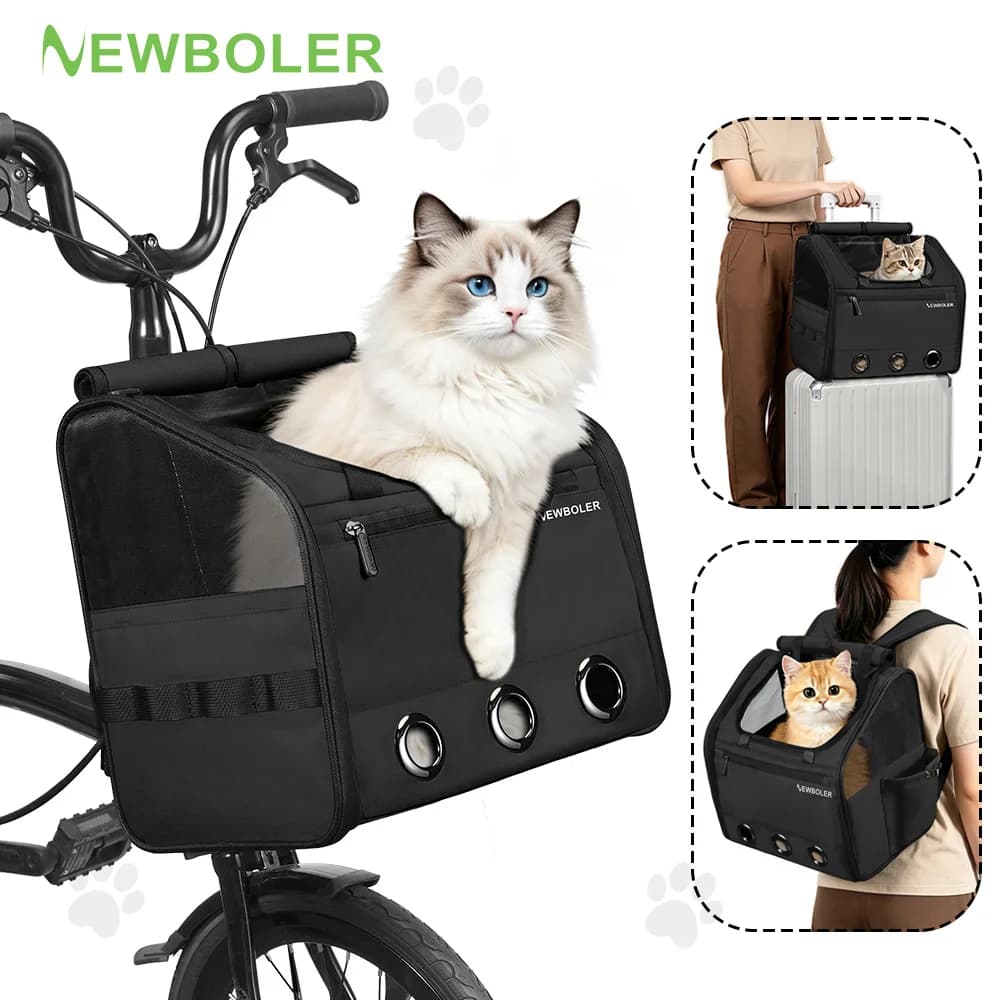NEWBOLER Brompton Folding Bike Pet Bag Carry Bag Portable Bicycle Front Bag Foldable Outdoor Cat And Dog Pet Travel Bag