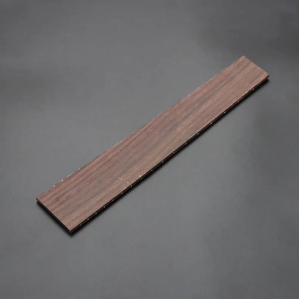 Tastiera per Ukulele da 23 Pollici in Legno di Palissandro Massiccio, Ricambio per Ukulele da Palcoscenico