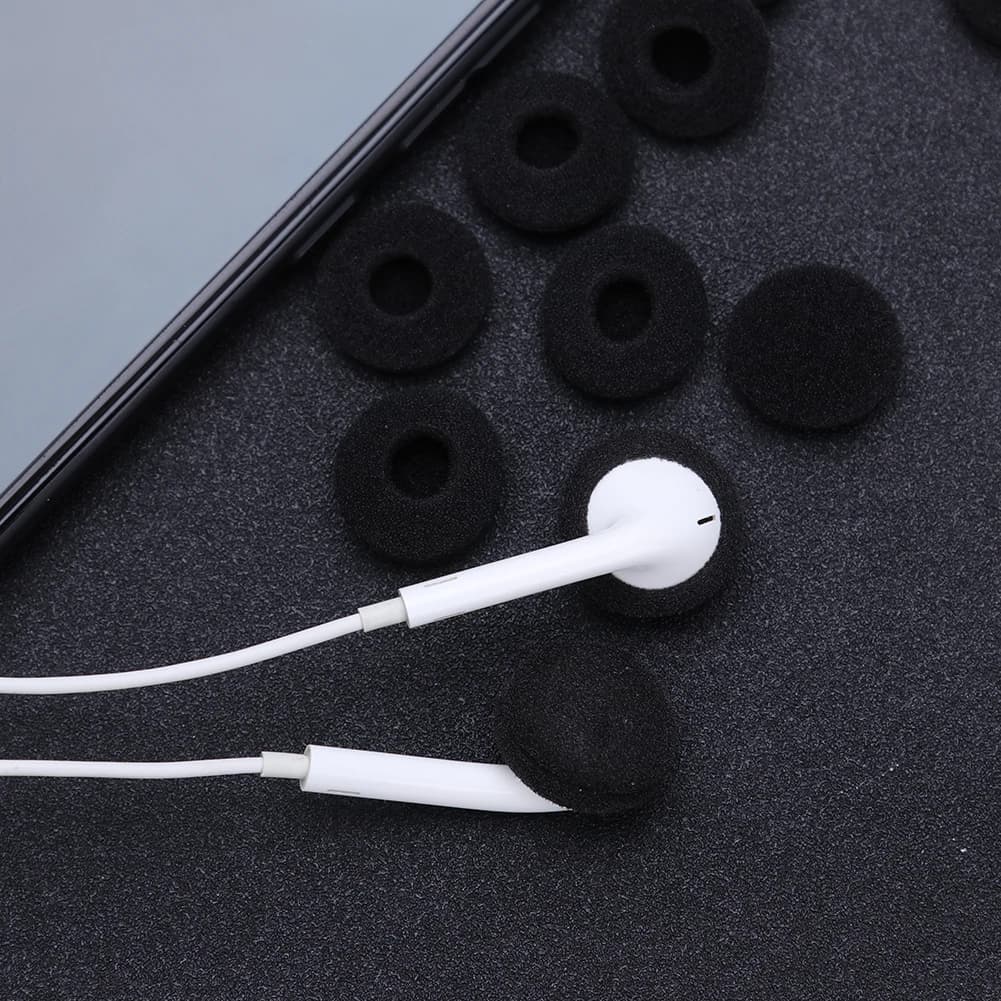 Cuscinetti auricolari non tossici per cuffie wireless, in morbida spugna, copri-auricolari di ricambio per accessori auricolari MP3 MP4 6x4x2cm