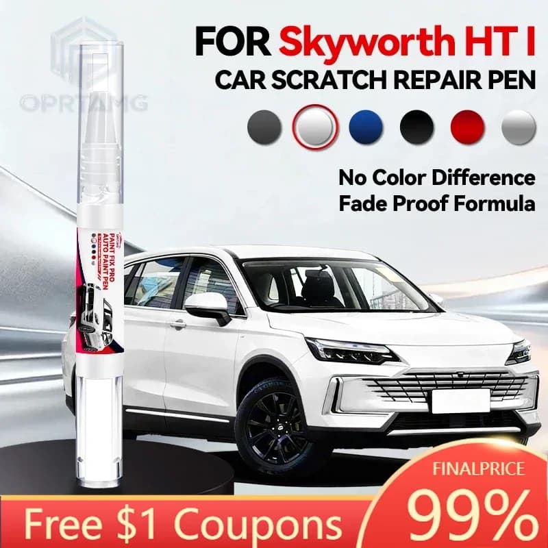 Purpose Vehicle For Skyworth HT I Paint Repair Pen Touch Up Scratch Remover DIY Auto Accessories Black White Silver Blue Red
