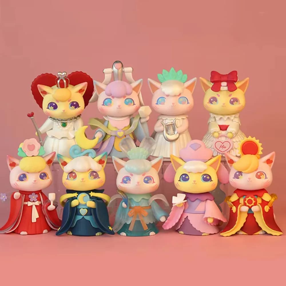 Originale MIO Cat Serie 3 Scatola Cieca Mistero Animale Sveglio Anime Figura Sorpresa Caja Misteriosa Marea Gioca Giocattolo Modello Regalo Per Bambini
