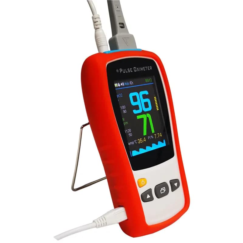 SPO2 PR TEMP 2.8 pollici pulsossimetro portatile neonato bambino adulto Monitor medico