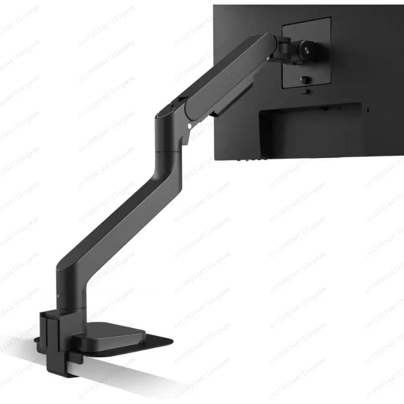 Morsetto superiore alto e base passacavo Braccio supporto per monitor Ergo con molla a gas per installazione rapida e impieghi gravosi