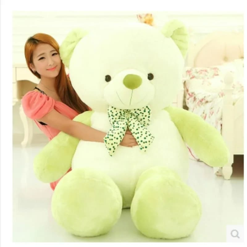 New Huggable High Quality 3 Colors Teddy Bear With Bow Stuffed Animals Plush Toys Doll Pillow Kids Lovers Birthday Baby Gift