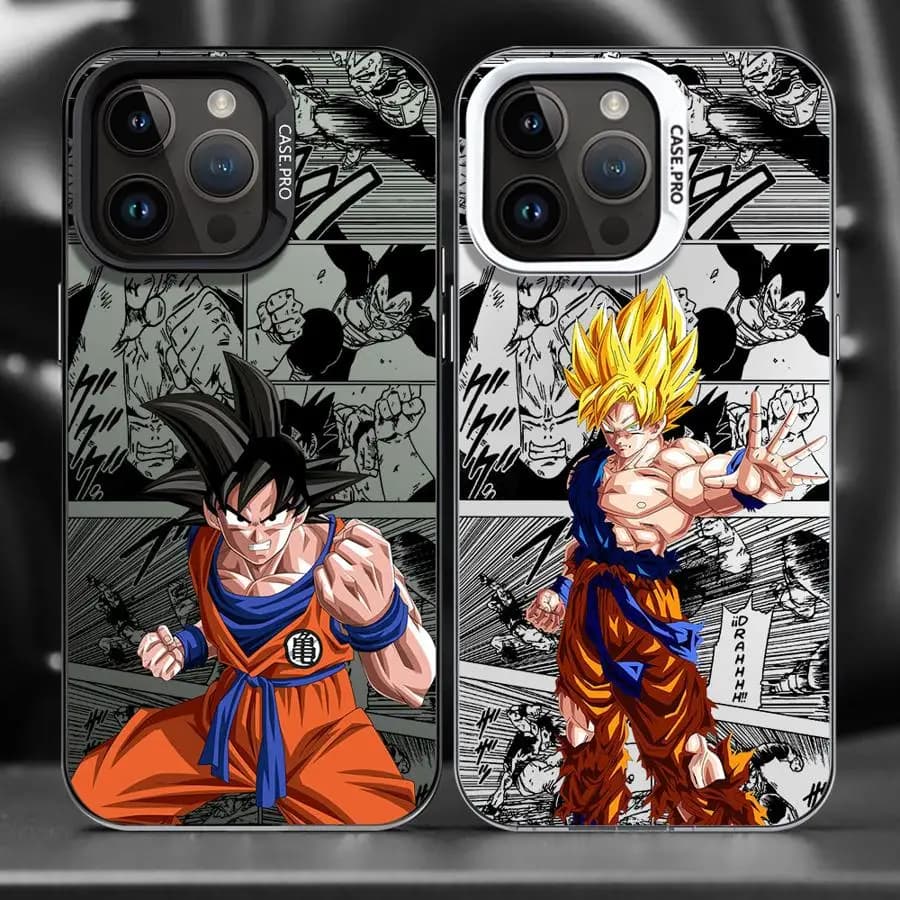 Custodia per telefono Anime-D-Dragons Balls per iPhone 12 Pro 16 15 Plus XR 13 XS Max 16e 14 Pro X 11 Pro Max 11 Pro Cover morbida