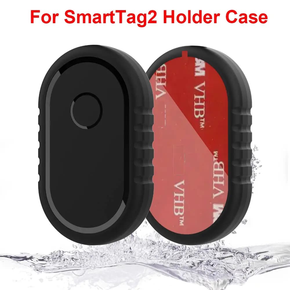 For Samsung Galaxy SmartTag2 Holder Case with Adhesive Sticker for Wallet Mountain Bike Luggage Car Anti-Lost GPS Location Case