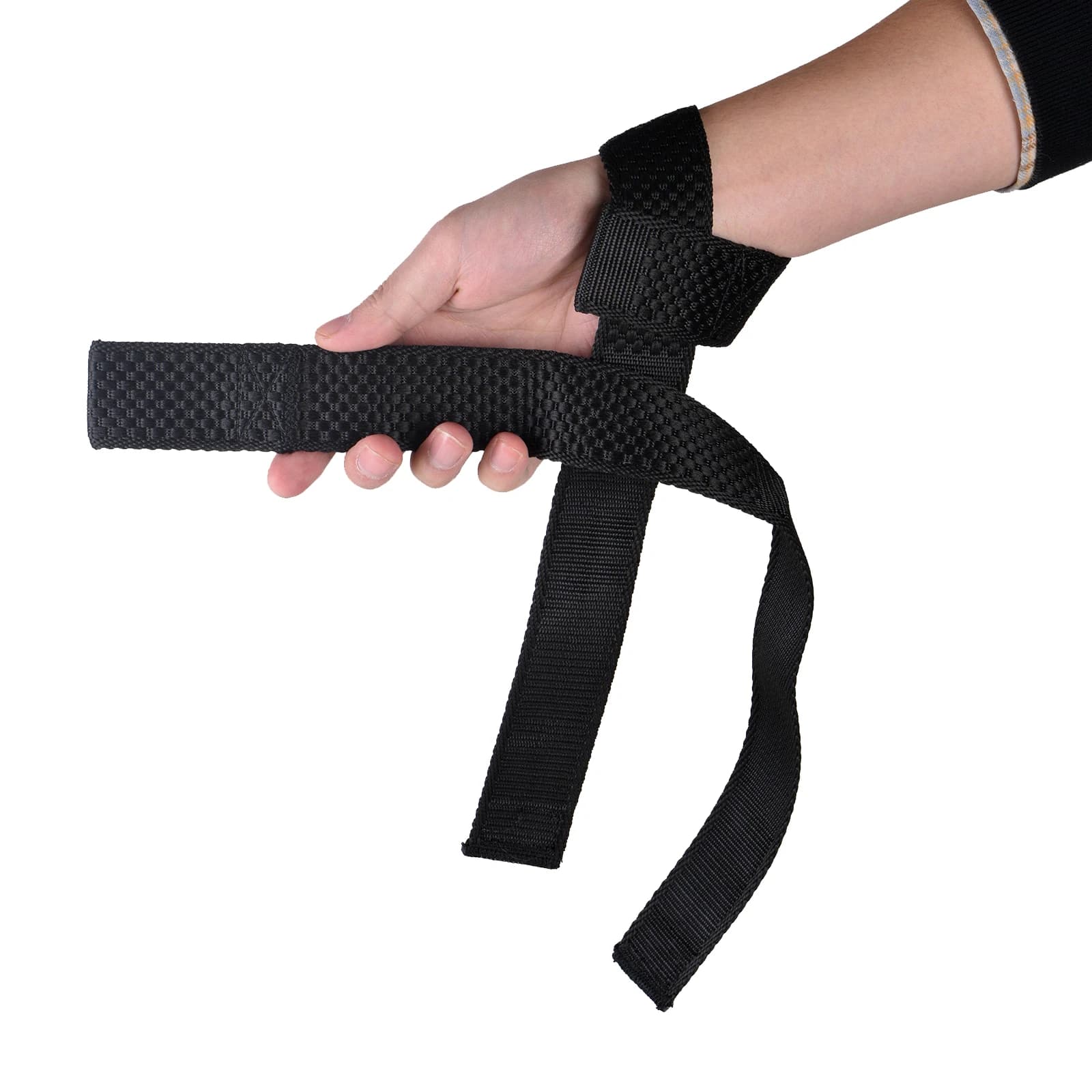 Cinghie di sollevamento per sollevamento pesi – Cinturino da polso per palestra resistente al 100% cotone con imbottitura in neoprene da 5 mm, impugnatura antiscivolo