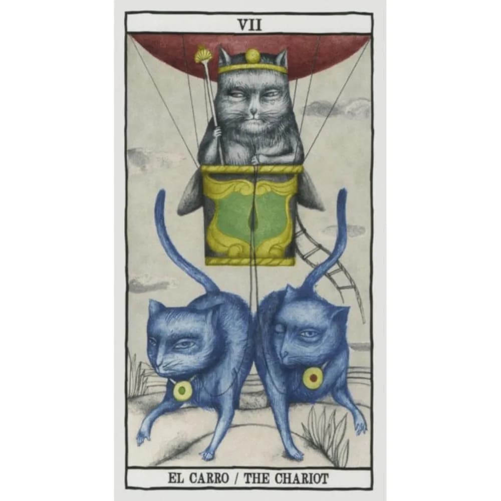 Giochi di carte Mazzo di tarocchi Gatti Ana Juan da 10,3 * 6 cm Carte da 78 pezzi