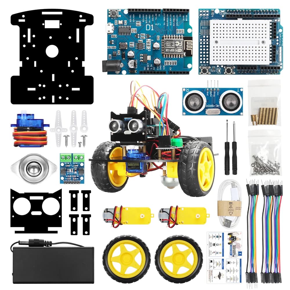 Intelligent automation kit for professional programming Arduino Uno, complete educational robotic kit, best selling electronics set