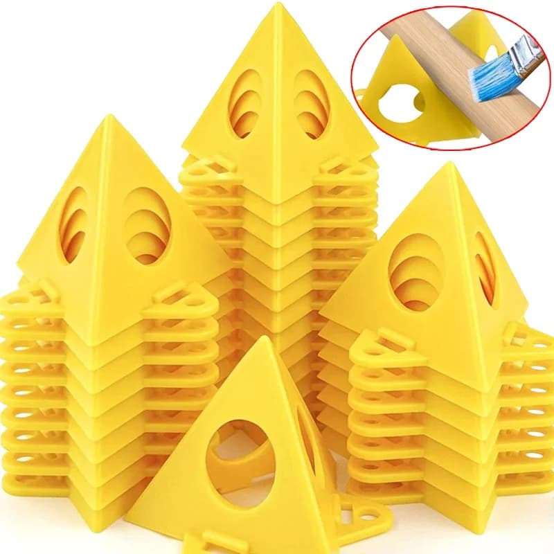 Mini Pyramid Support Frame Tripod Woodworking Paint Stands Triangular Spray Painting Brackets Cushion Block Auxiliary Tool Sets