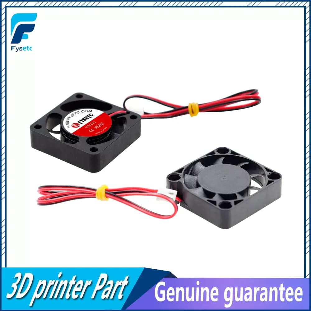 2/4 pcs 3D printer 4010 cooling fan 40x40x10mm 12V 0.11A with 2 Pin Dupont Wire muslimah
