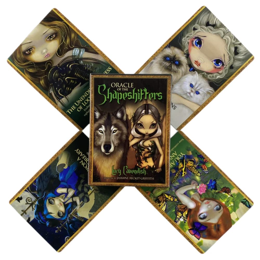 Oracle Of The Shapeshifters Cards Tarot English Visions divinazione Edition Deck Borad Playing Games