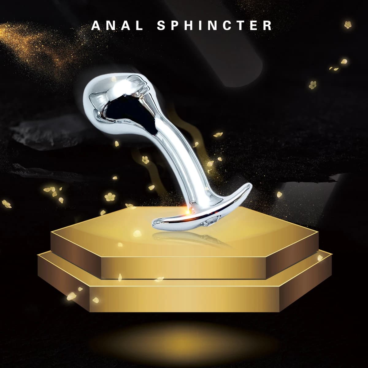 1 pz, plug anale con dildo in metallo, plug anale con base gemma, design aderente con ancoraggio per abbigliamento esterno, masturbatori maschili e femminili, adulti