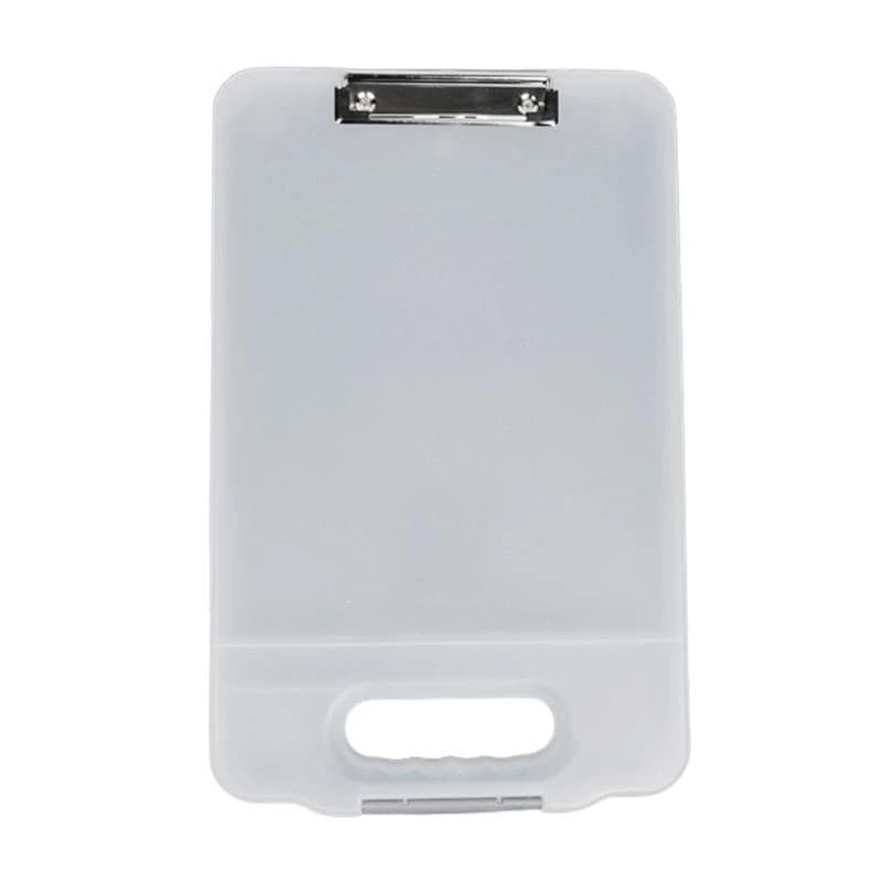 Portable File Case with Clipboard and Pen Case Handheld Document File Folder Case for Office Hospital Factory Warehouse