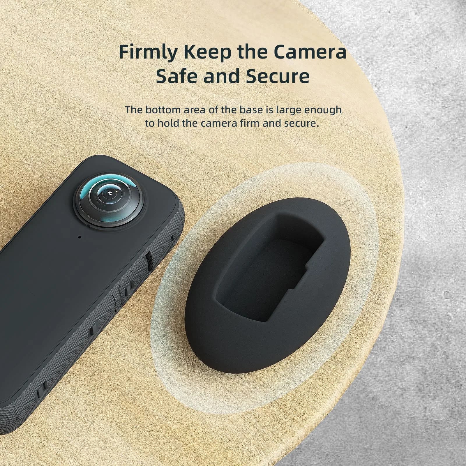 Per Insta360 X3 Action Camera Base per supporto in Silicone protezione da tavolo supporto per Base verticale supporto per accessorio per fotocamera Insta360 X3