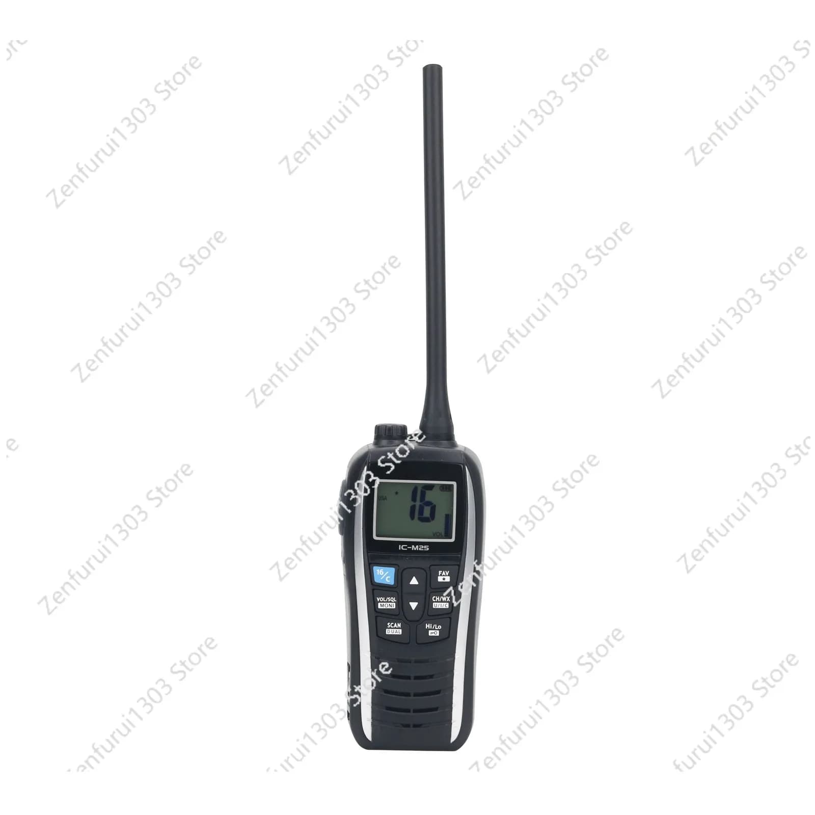 Radio Marina Impermeabile IC-M25 5W 5KM, Ricetrasmettitore Portatile Walkie Talkie
