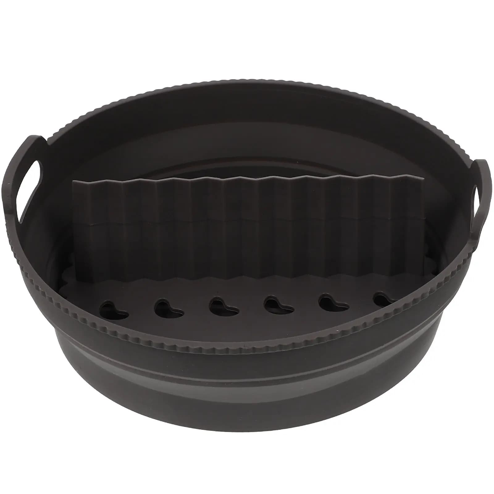 Set di 1 Tappetino in Silicone Riutilizzabile e Pieghevole per Friggitrice ad Aria, Antiaderente, Resistente al Calore, Accessorio da Cucina