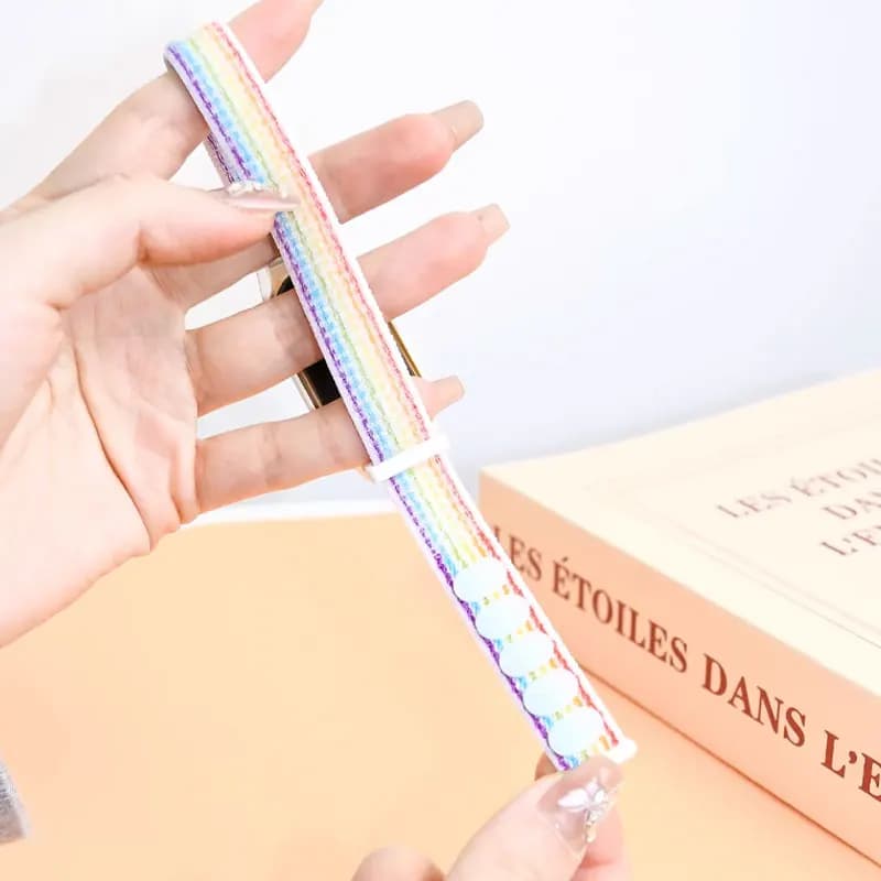 Cinghie ad anello in nylon per Xiaomi Mi Band 5/6/7/4/3/NFC smartwatch Cintura di ricambio cinturino sportivo Miband7 Correa miband 7 braccialetto