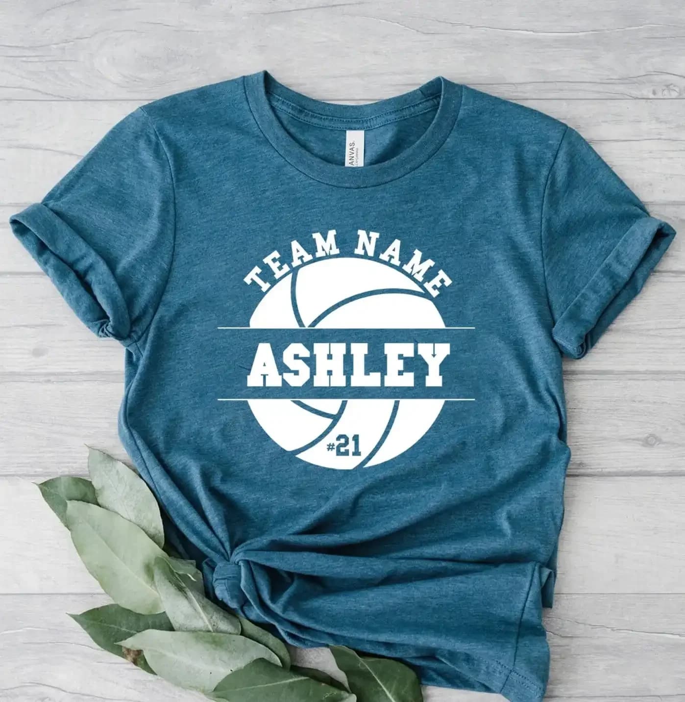 Personalized Volleyball T Shirt Custom Christmas Mom Team Spirit Player Number and Name