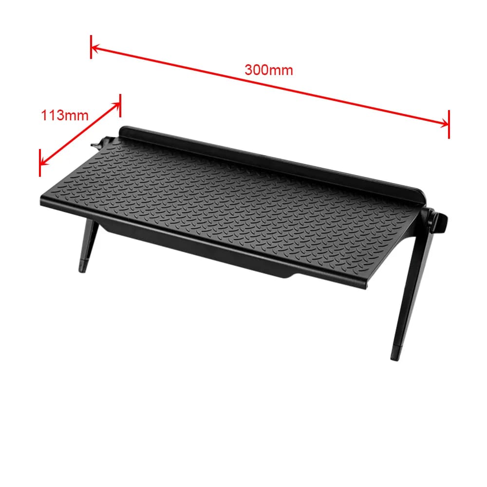 Scaffali portaoggetti superiori per schermo TV Rack di stoccaggio per monitor regolabile Espositore da tavolo per computer Organizzatore per rack di stoccaggio per router TV