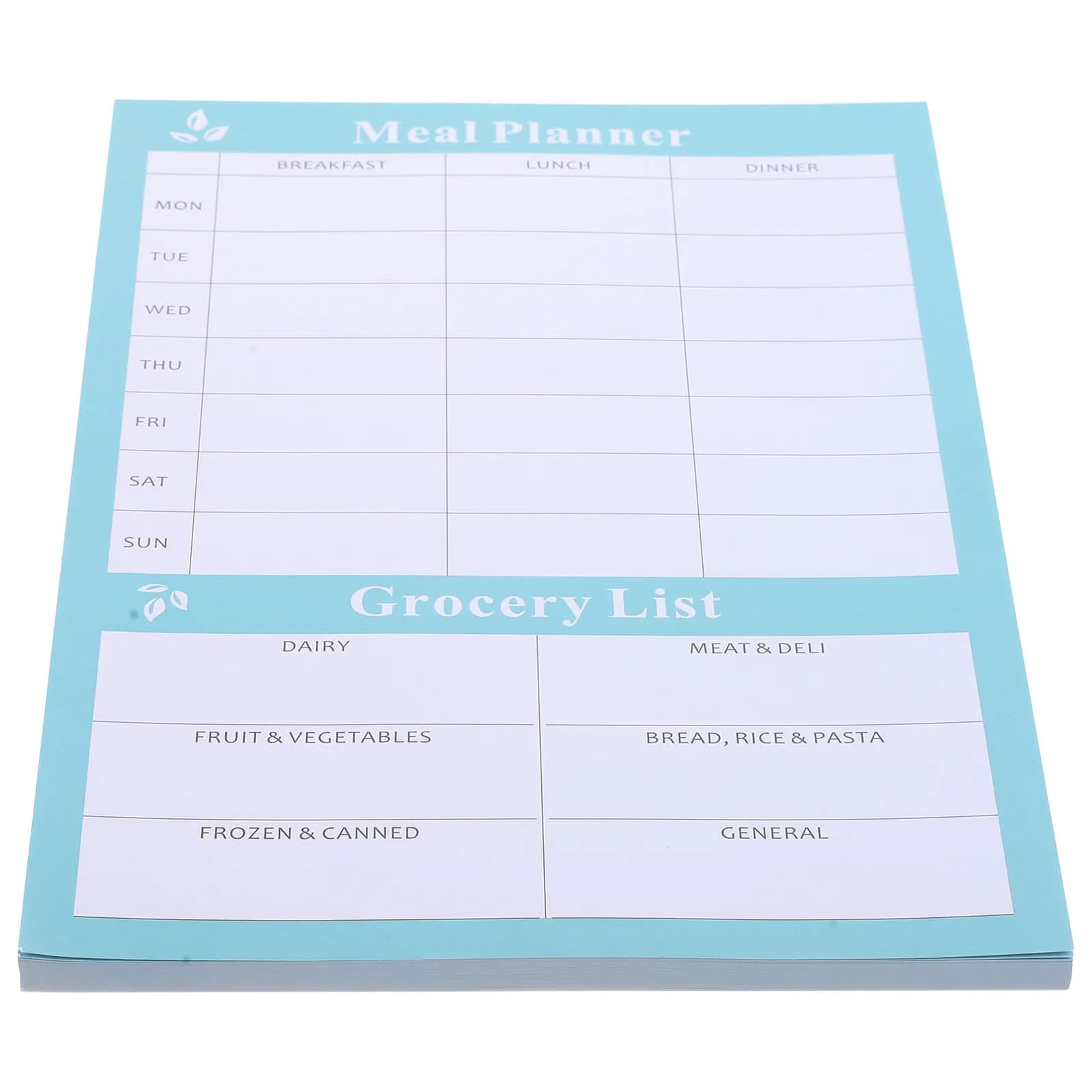 Quaderno settimanale strappabile per la pianificazione del menu, promemoria nutrizionale bilanciata, promemoria per la preparazione dei pasti, agenda per la cucina domestica