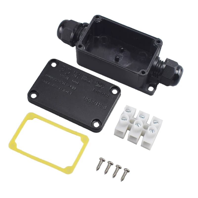 Waterproof junction box IP66 2-way 3-way 3mm-6.5mm Sealed cable connector Electric Retardant Outdoor waterproof box