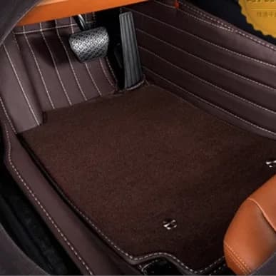 Tappetini auto personalizzati per VW Touareg, tappeti auto a doppio strato, rivestimenti per pavimento.