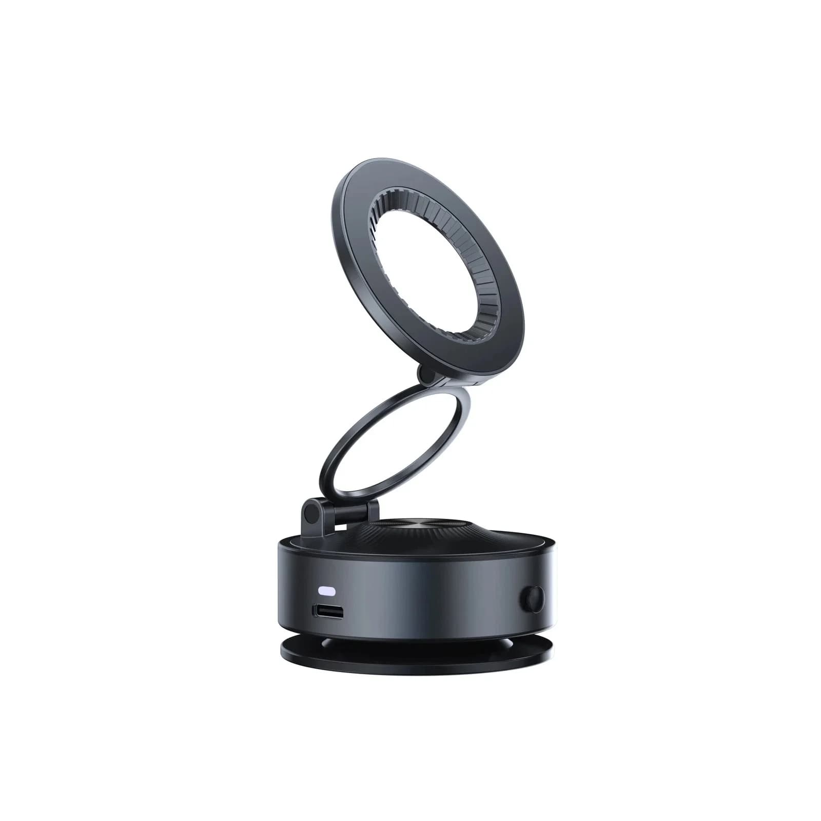 Supporto Magnetico Elettrico per Telefono da Auto con Ventosa | 360 ° Supporto a ventosa girevole