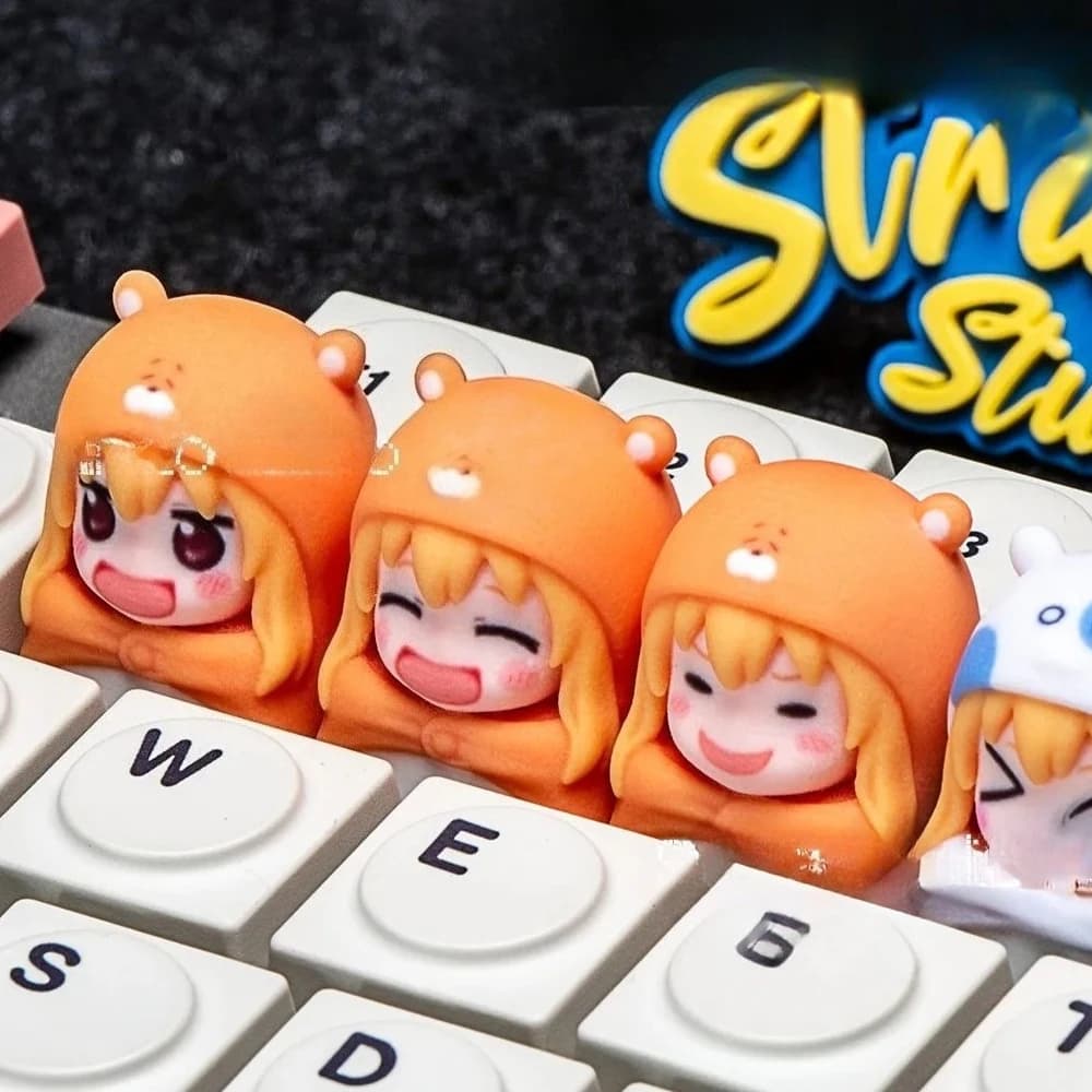 Himouto! Umaru-chan Copritasti Doma Umaru Simpatico cartone animato Creativo Copritasti Tastiera meccanica SA Profilo Anime Artisan Copritasti Regalo