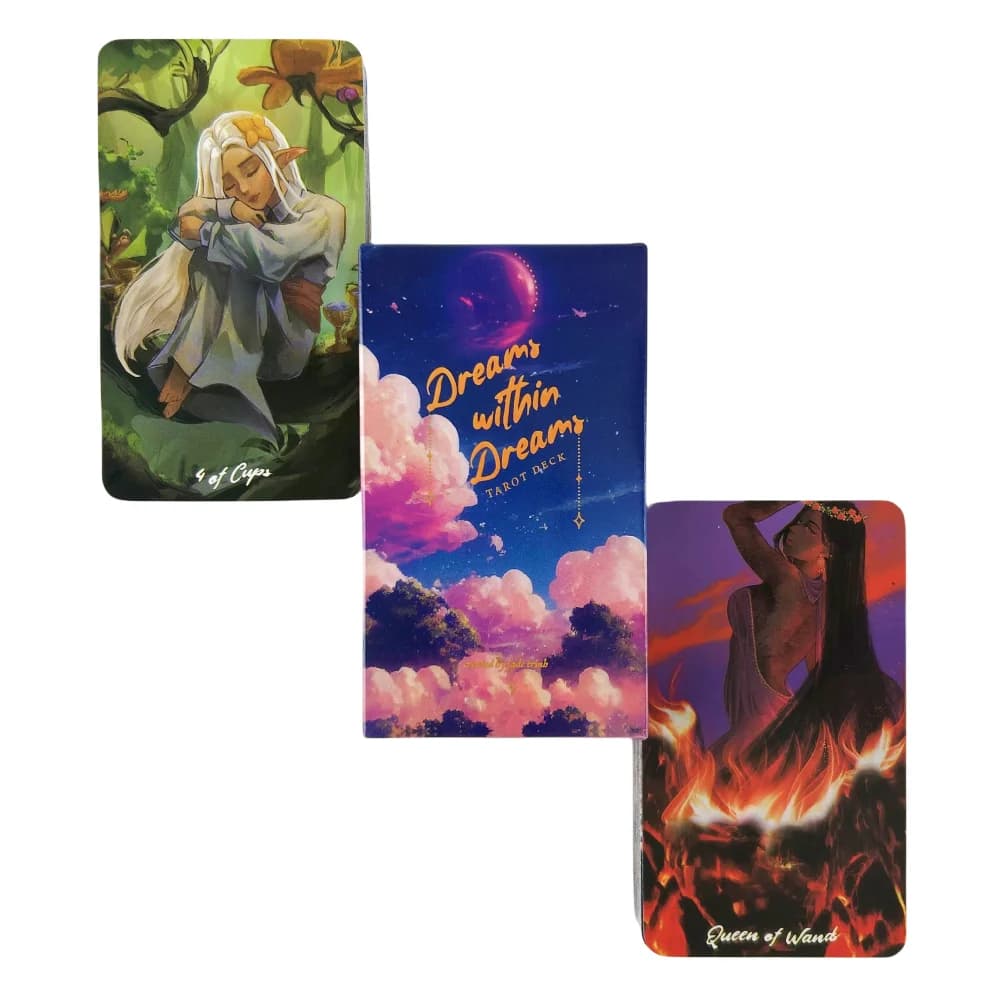 Dreams Within Dreams Tarot Deck Cards A 78 Deck Oracle English Visions Divination Edition Borad Playing Games