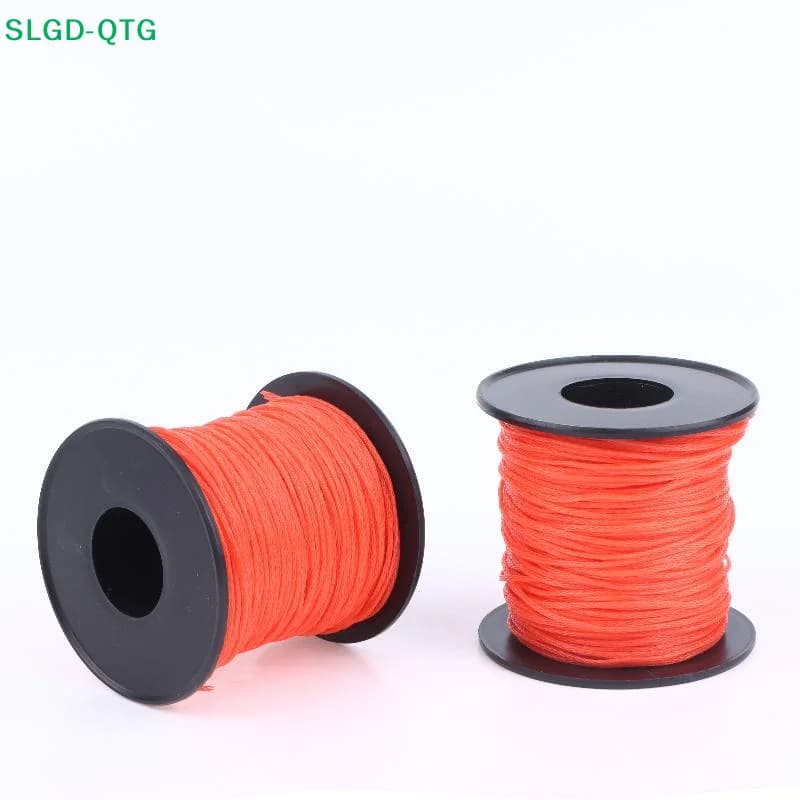 NEW 50M/Rotolo Red Wire for Building Marking, Gardening Wire, Craftsmanship Yarn, Camping Corda, Climbing, Hiking, Stendibiancheria