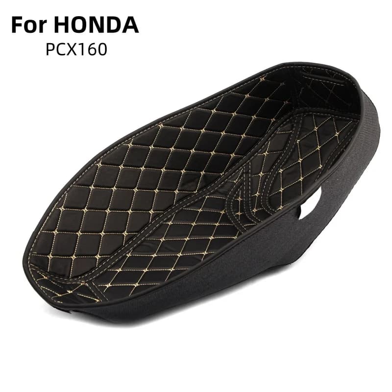 For HONDA PCX160 PCX 160 Motorcycle Accessories Baule Posterior Protection Liner Vano Pad Waterproof PU Seat Storage Box Zerbino