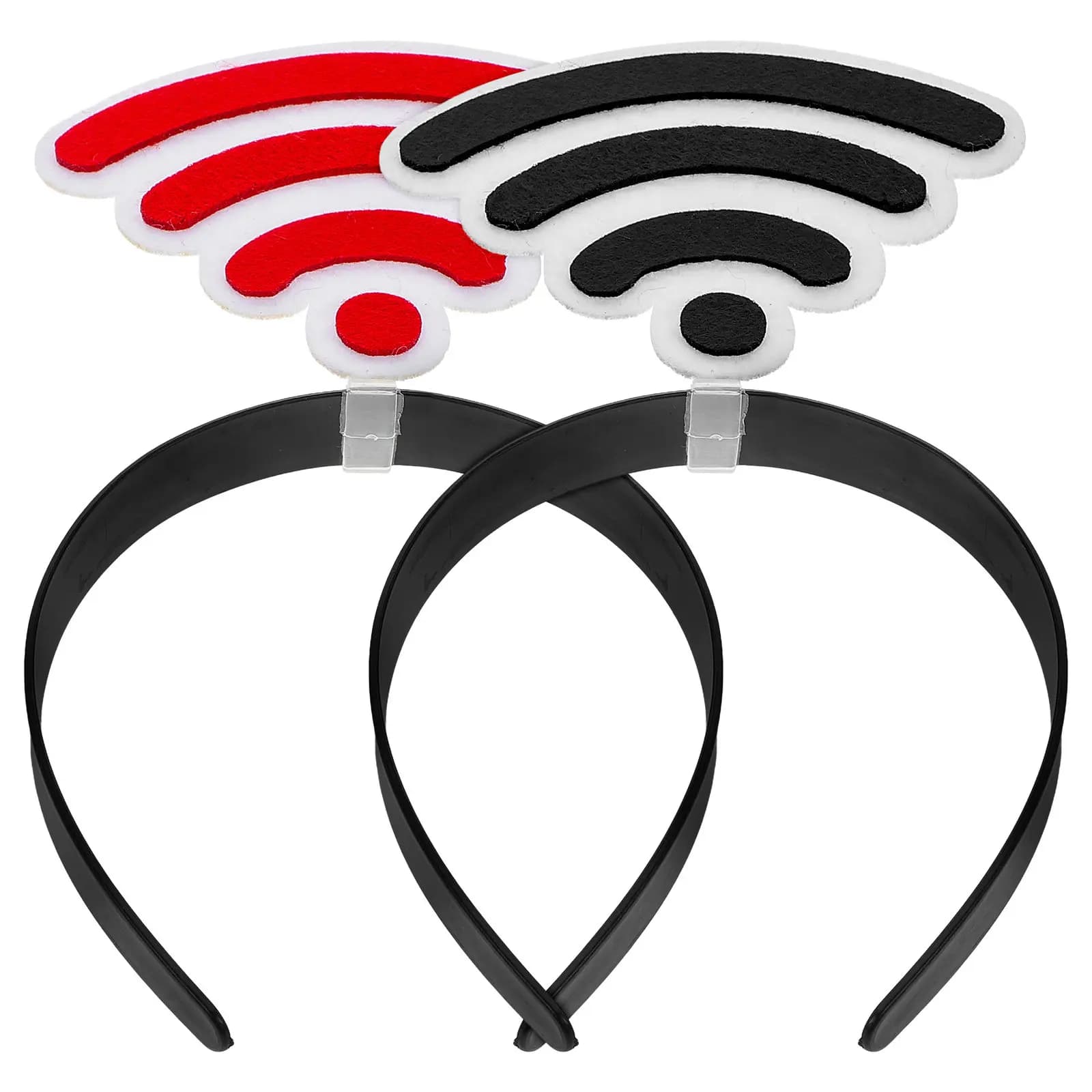 2 Pezzi Antenna WiFi a Fascia per Capelli, Accessorio Divertente per Costume di Halloween, Oggetto di Scena per Photo Booth, Gadget per Feste per Adulti