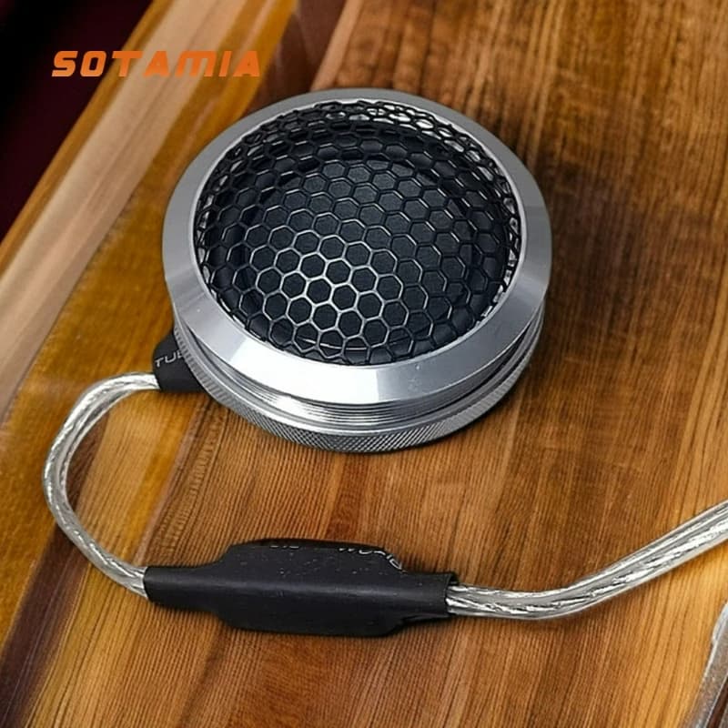 SOTAMIA 1 pz Altoparlante Midrange da 2 pollici (nero/argento) 4 Ohm 10 W Modifica audio per auto Aggiornamento fai da te Sky Surround Channel per Harman