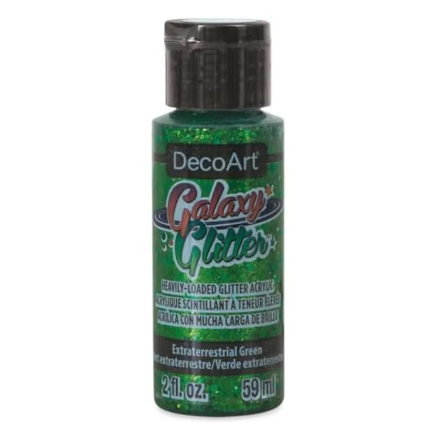Deco Art Galaxy Glitter Acrylic Paint 2oz-Extraterrestrial-Green