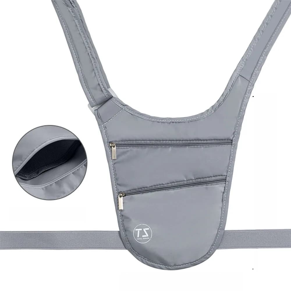 Waterproof Lightweight Running Waist Bag Large Capacity Adjustable Shoulder Bag Men's Invisible Belt Bag