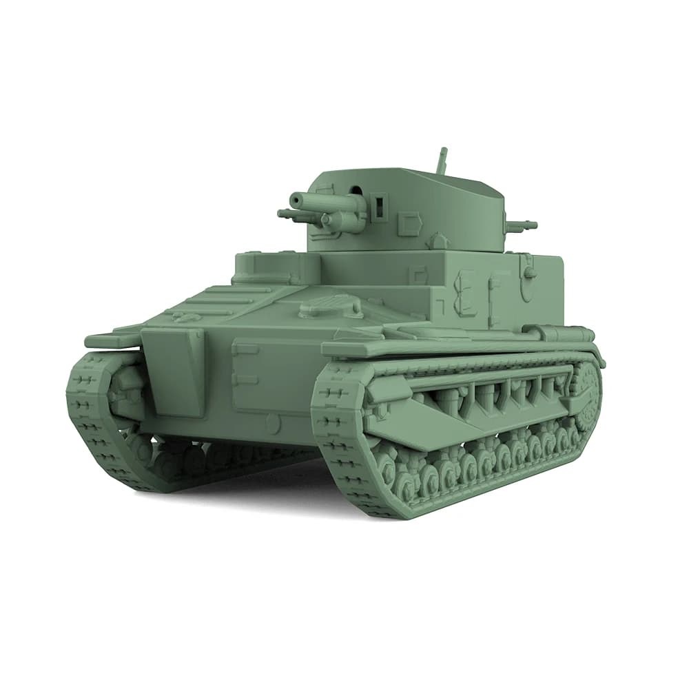 Kit Modello Militare 1/144 1/200 1/350 1/700 MRY-SFW SS577 Carro Armato Medio Britannico Vickers Mk.I Miniatura Statica per Giochi di Guerra